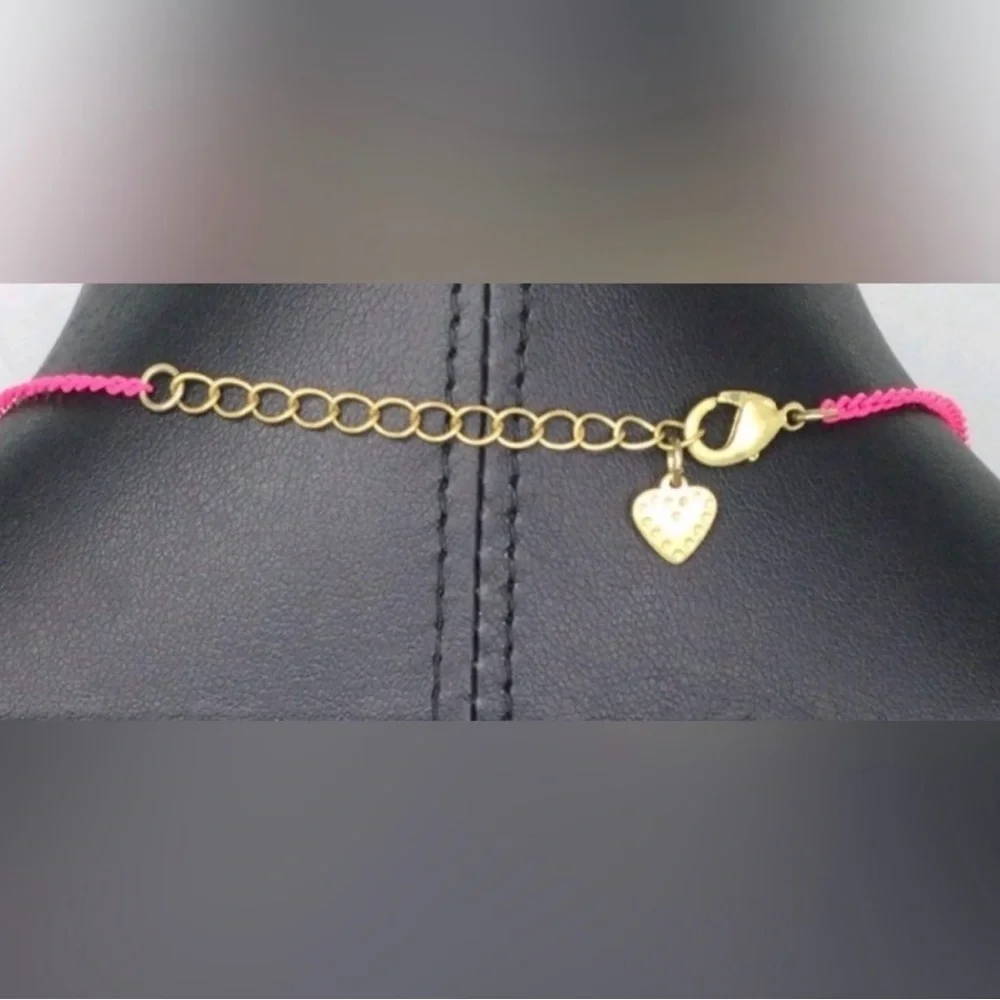 🌸Set of 2 Kids Stella & Dot Necklaces-Kristen Charm & Pink Mariposa Butterfly🦋